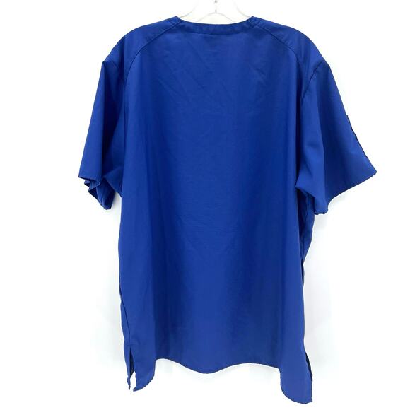 Wonder Wink women’s cobalt blue scrub set. Top L and pants M - Picture 6 of 15